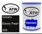 Preview: Subaru, Ebony Pearl, 235: 500ml Lackdose, von ATW Autoteile West.